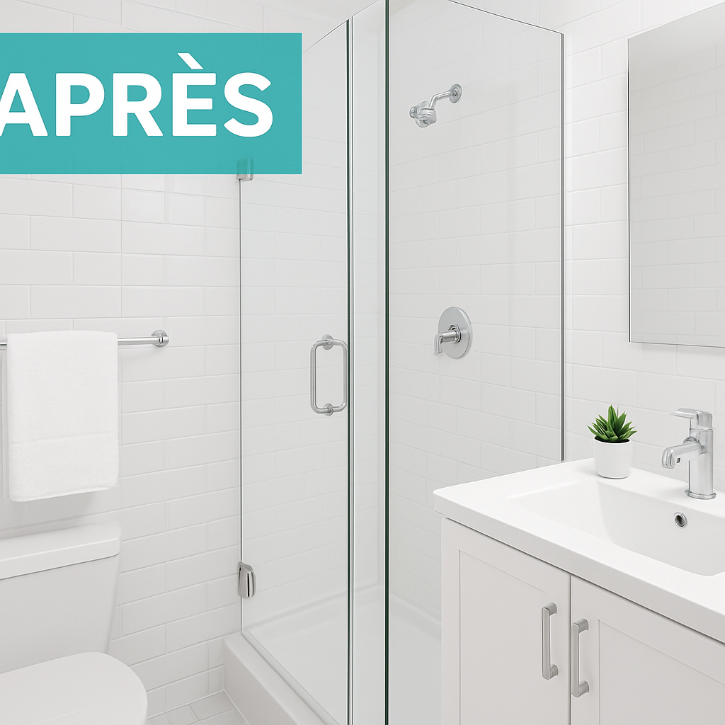 Salle de bain — après l'intervention Zyncleen